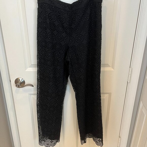 Ann Taylor Lace Flare Pant - Picture 1 of 7